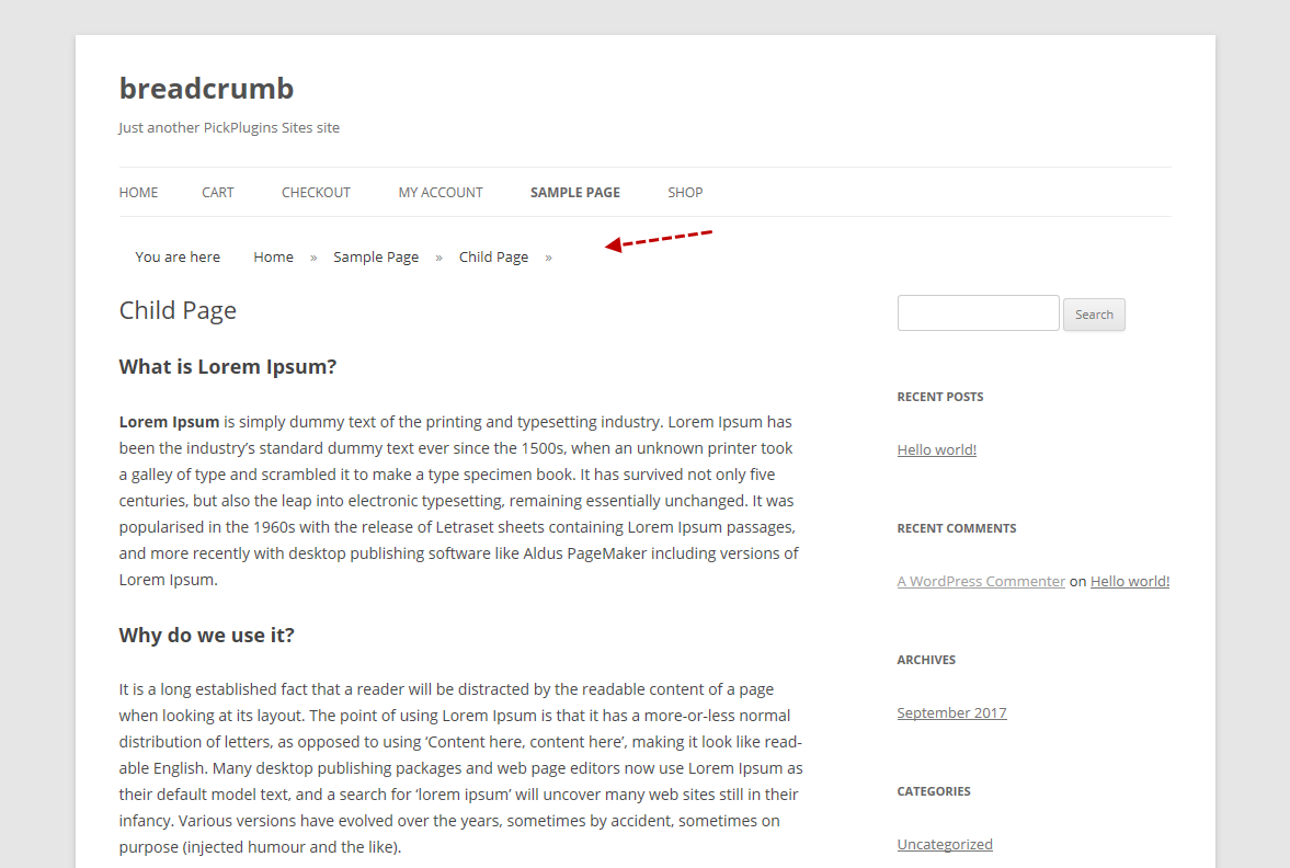 How to Add Breadcrumbs to Your WordPress Site